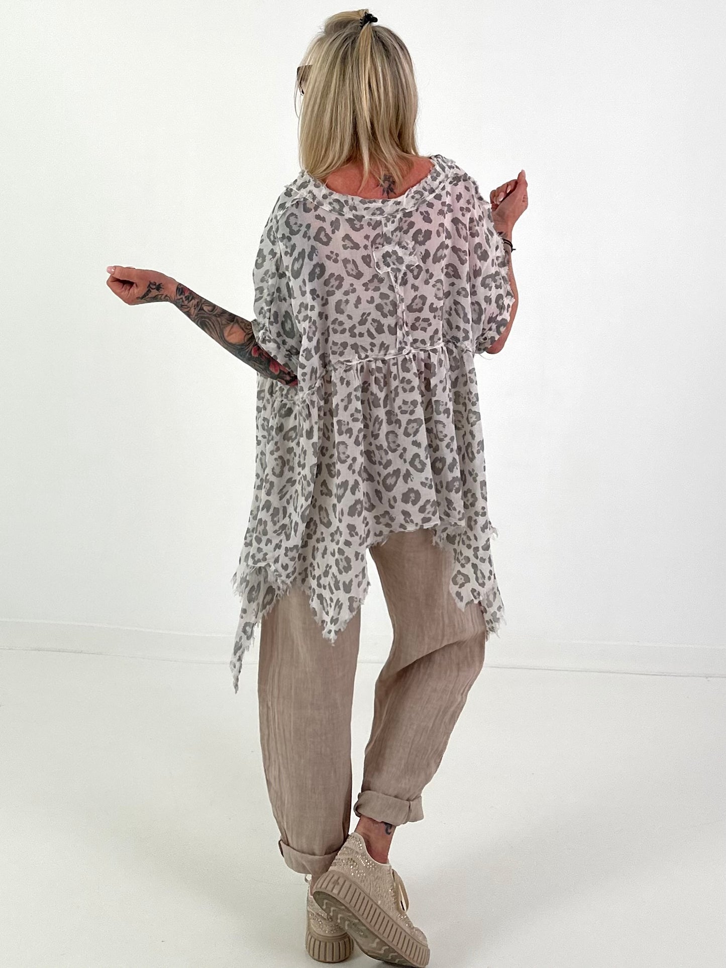 Ragged Tunic Leo - beige