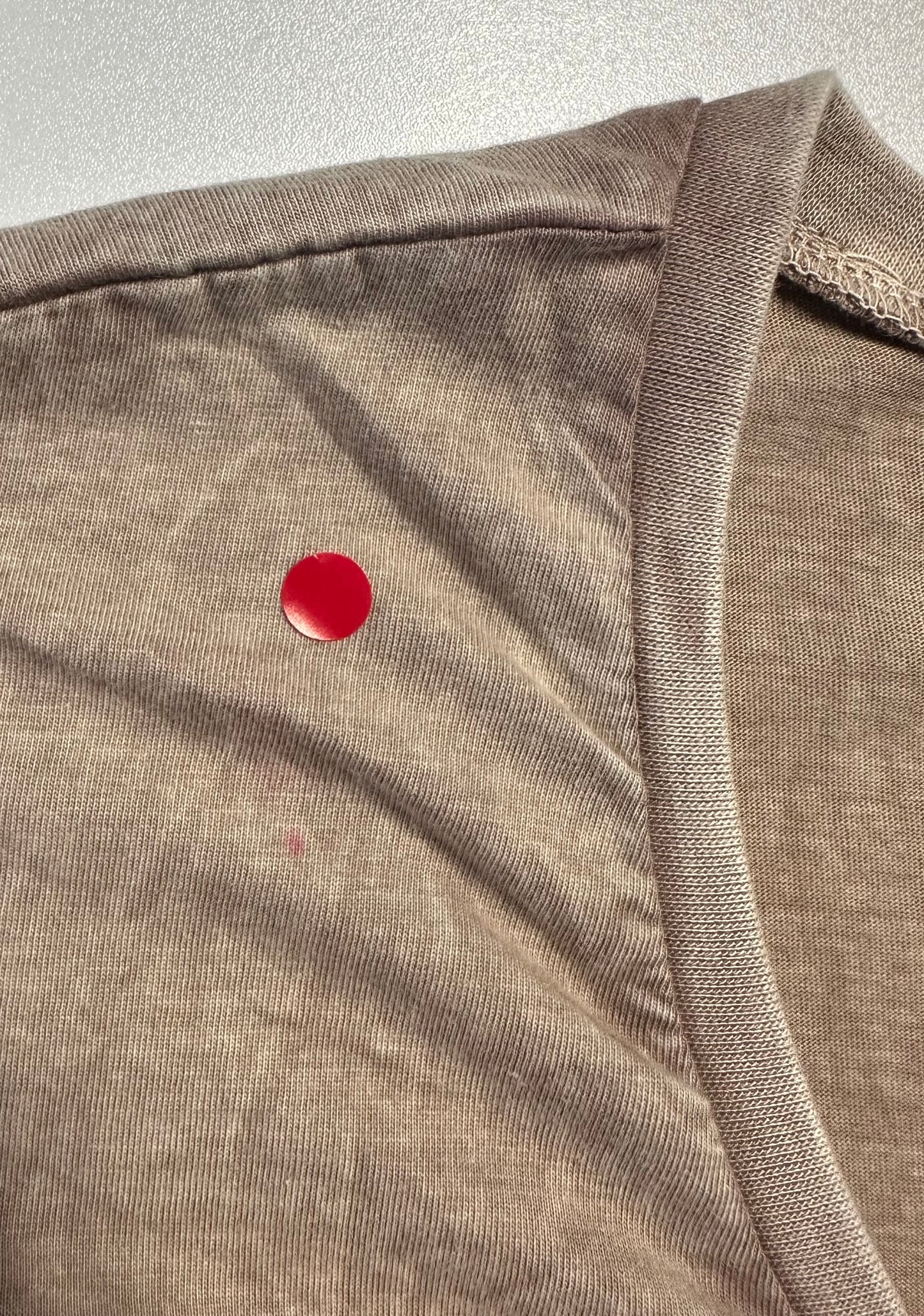 2. Wahl T-Shirt mit gestickter Perlenschrift - camel