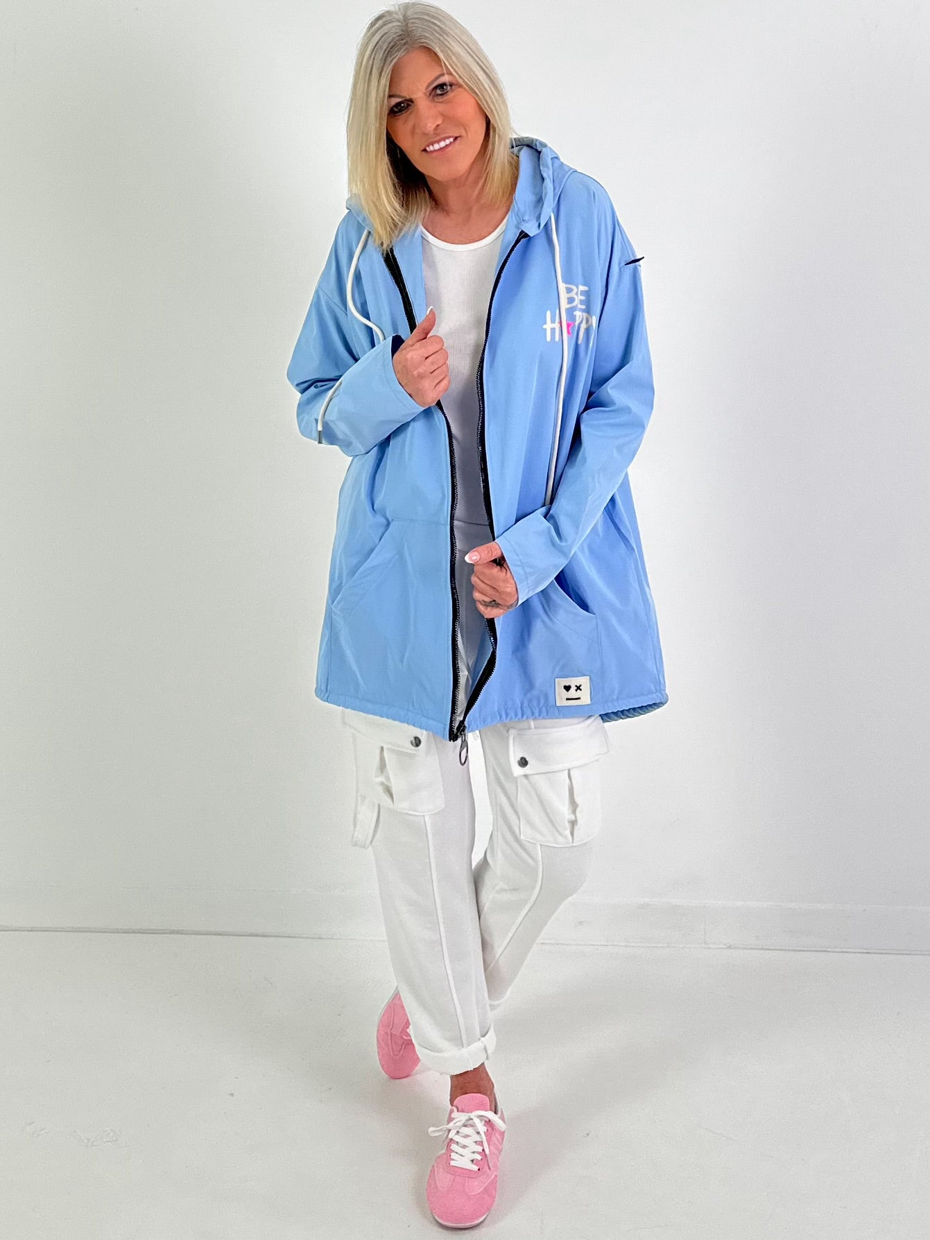 Jacke Don´t worry - hellblau