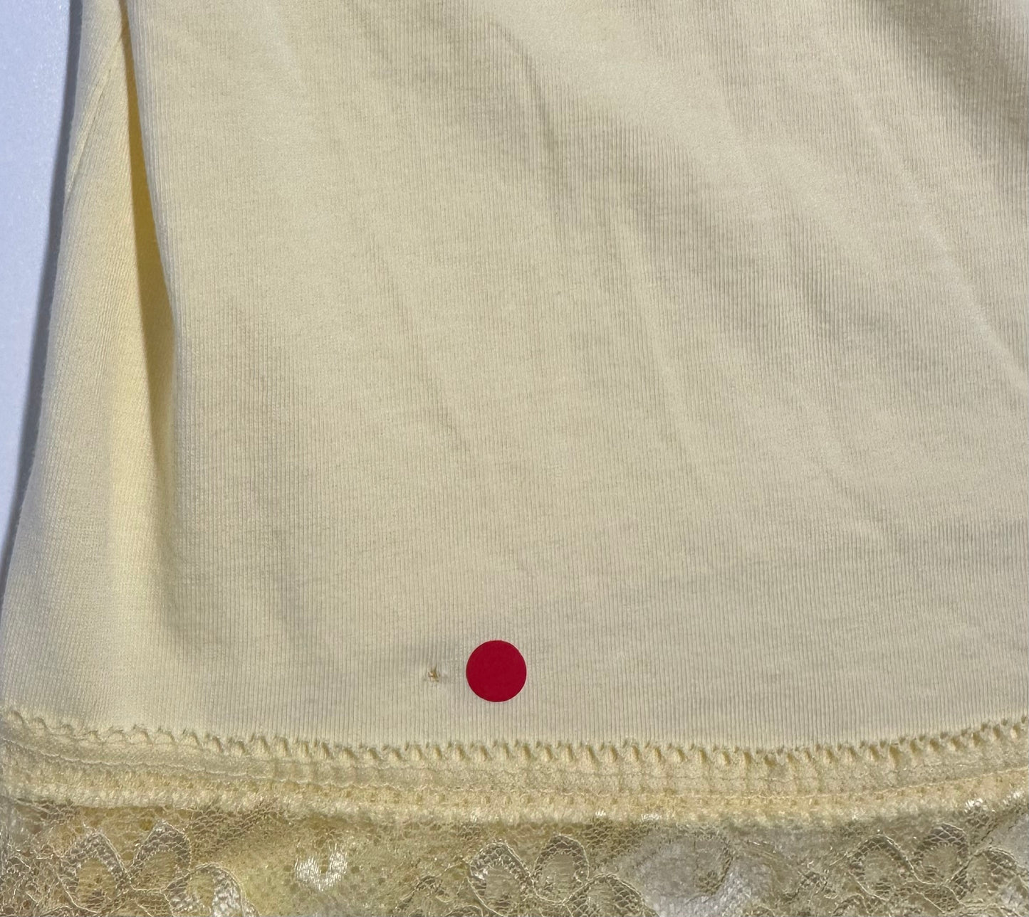 2. Wahl T-Shirt mit Spitzendetails - gelb