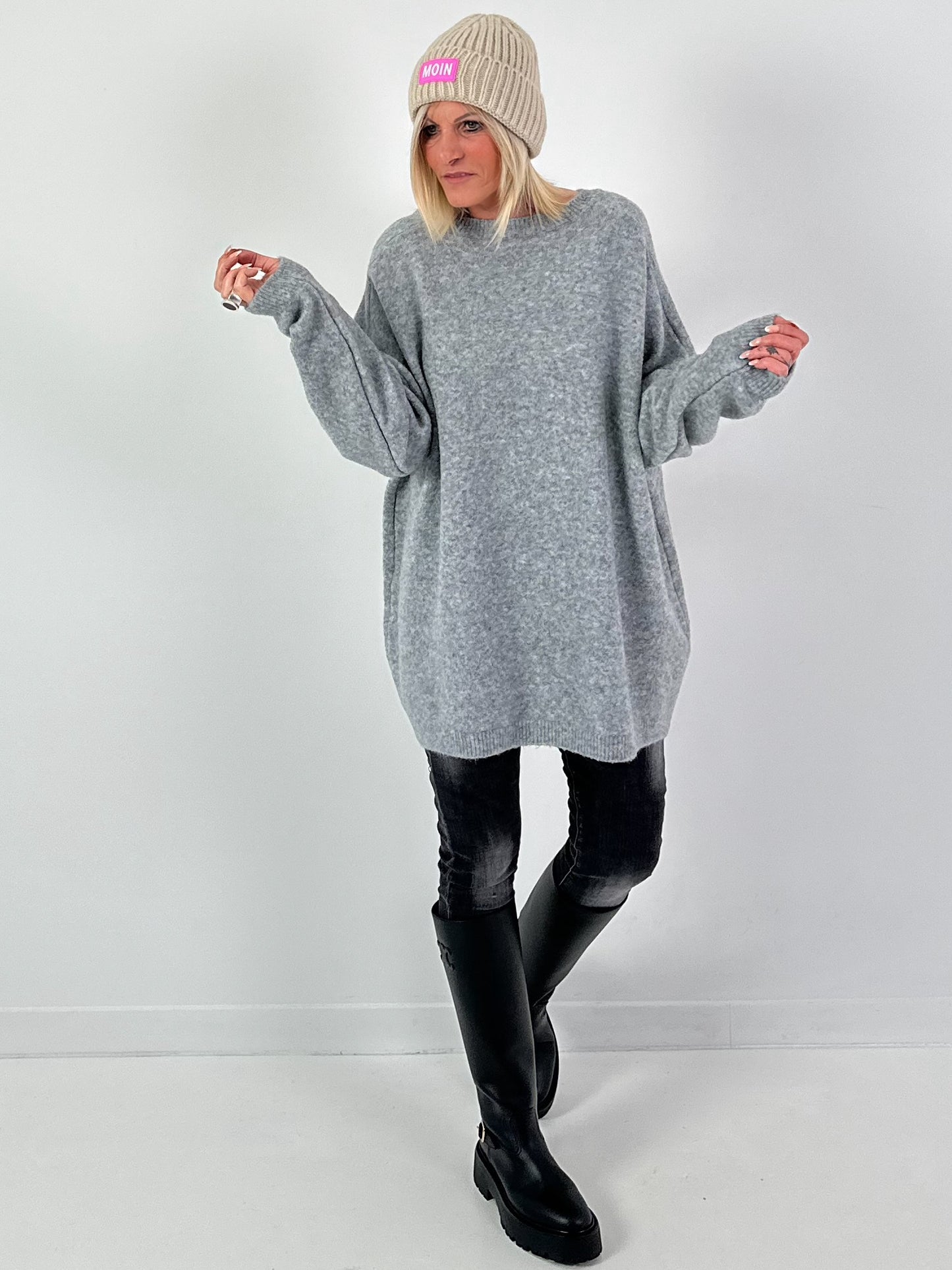 Zwillingsherz hat model "MOIN" - beige