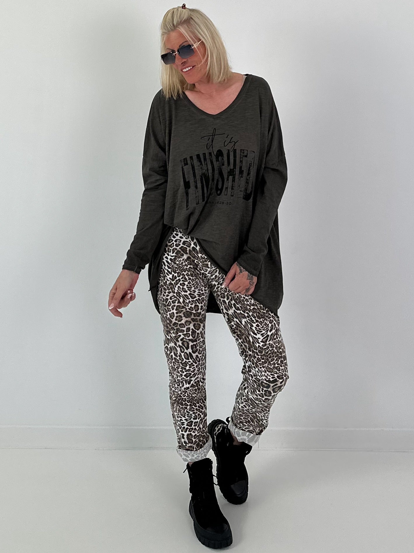 Oversized Shirt Finished - mokka