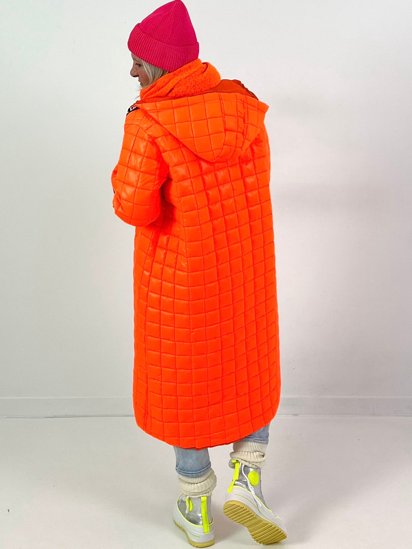 Coat model "Street Active" - neon orange