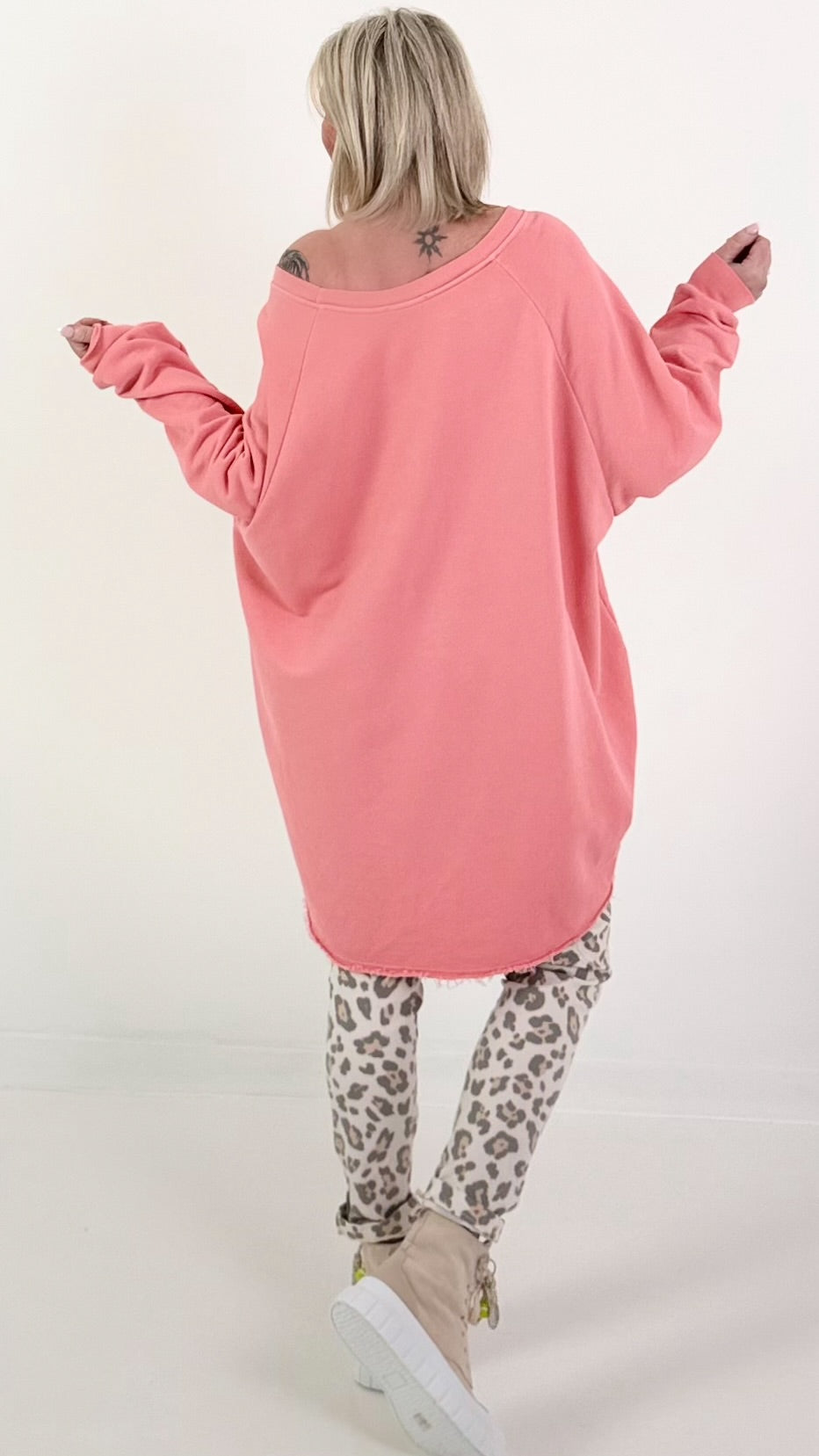 Oversized Sweater - koralle