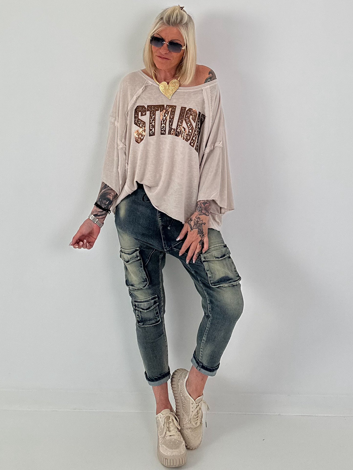 Statement Kette Herz- gold
