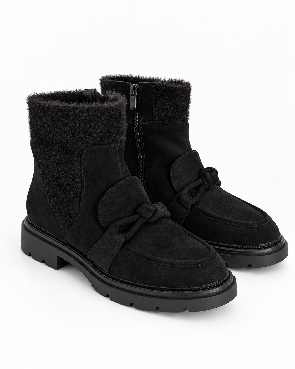 Loafer ankle boot - black