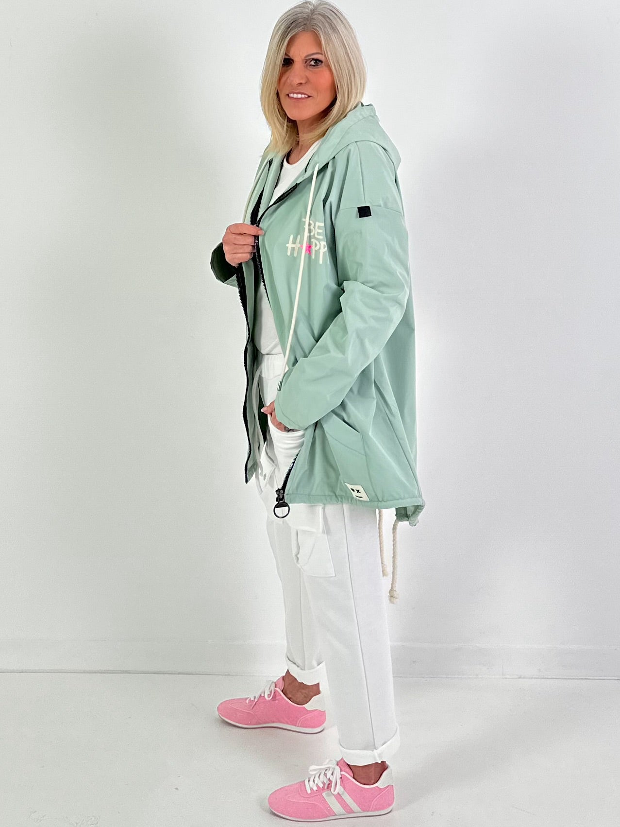 Jacke Don´t worry - watergreen