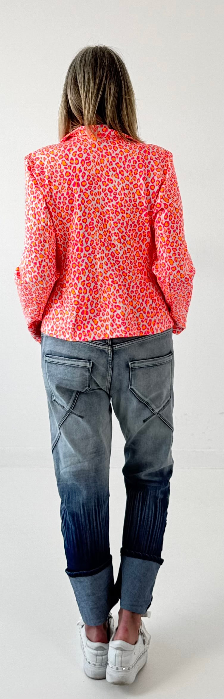 Blazer model "Power Pulse" - white-neon pink-orange