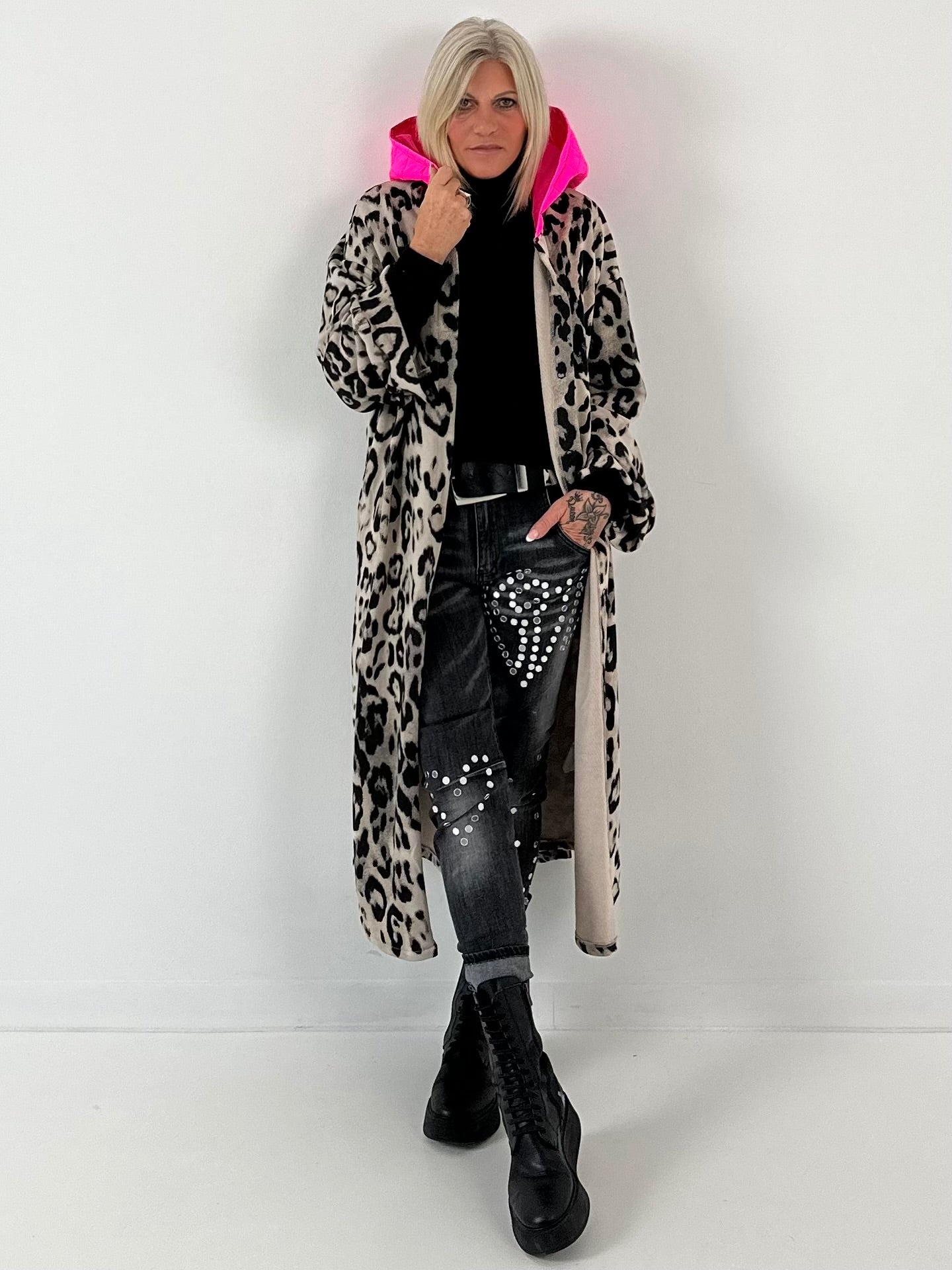 Jeans model "Mirror Sequins" - black