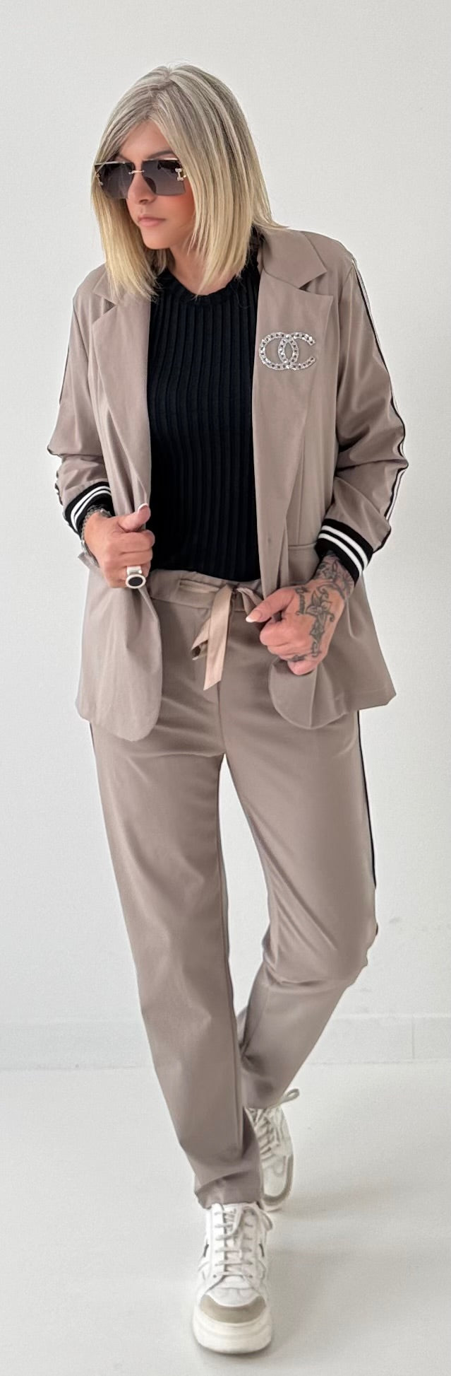 Blazer model "Daily Edition" - taupe