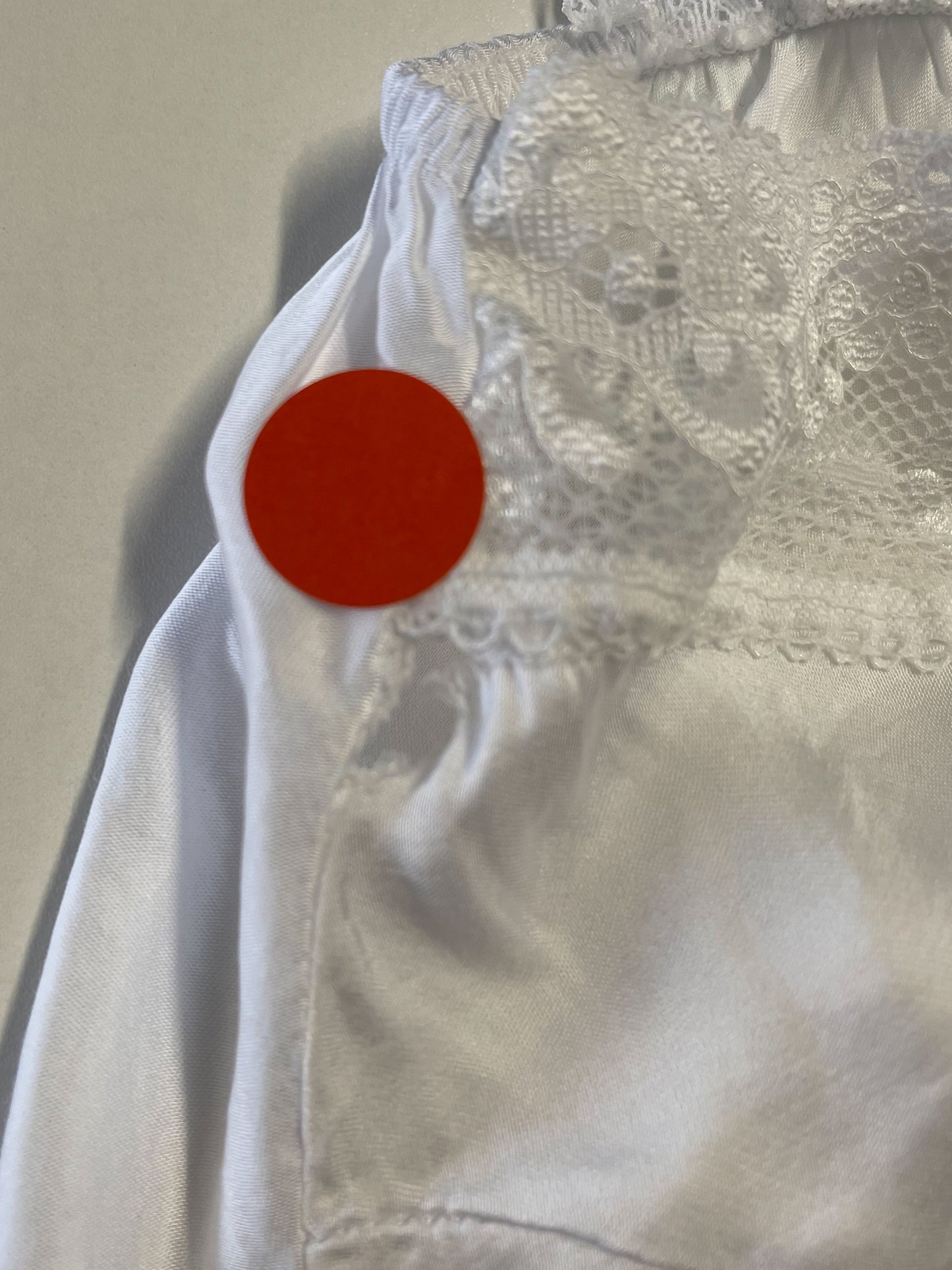 2. Wahl Top in Satinoptik - weiss