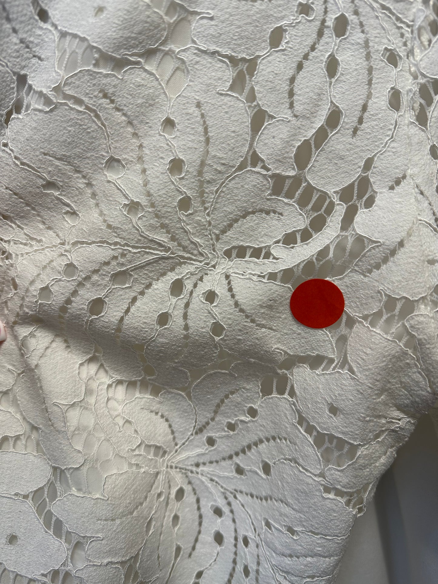 Second-Choice Floral Lace Blazer - White