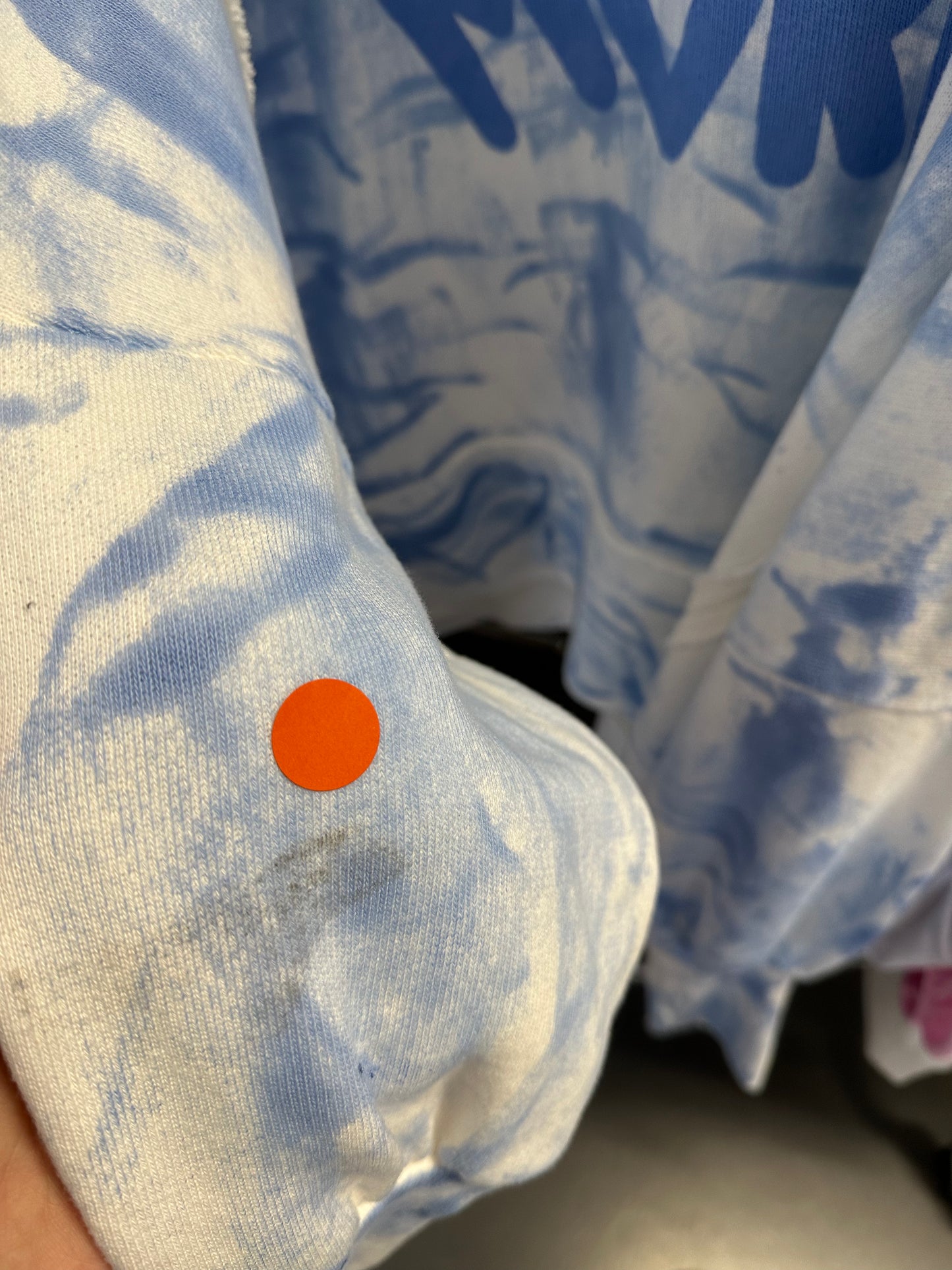 2e keuze Oversized Hoodie Love - lichtblauw