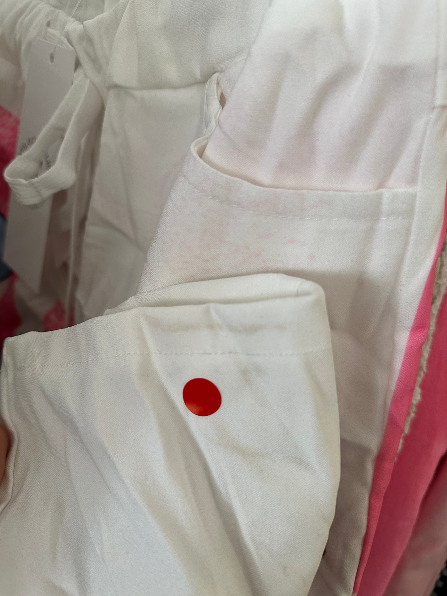 2nd choice trousers with print mix and comic motifs - white-pink-multicoloured