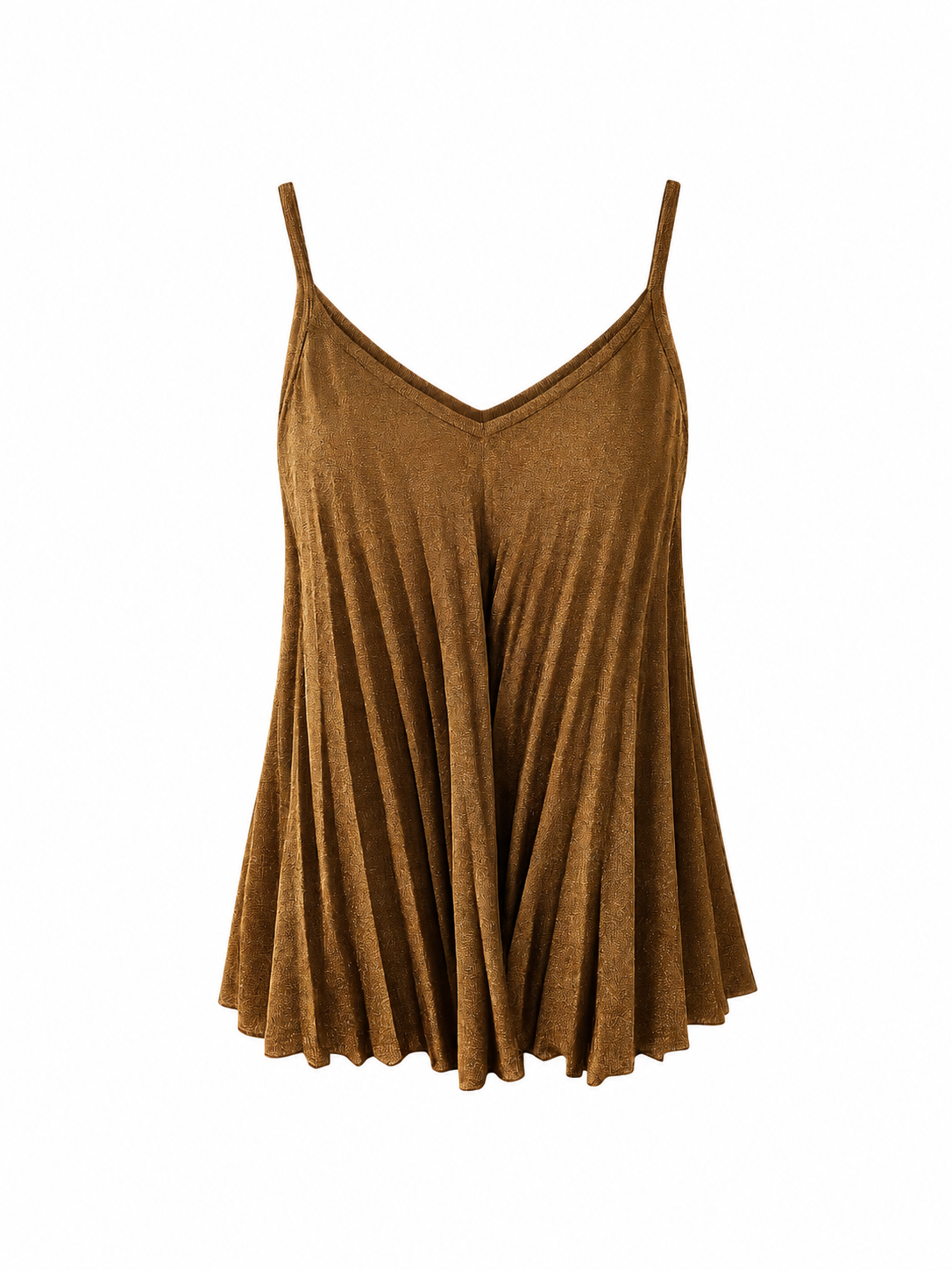 Plissee Top - gold