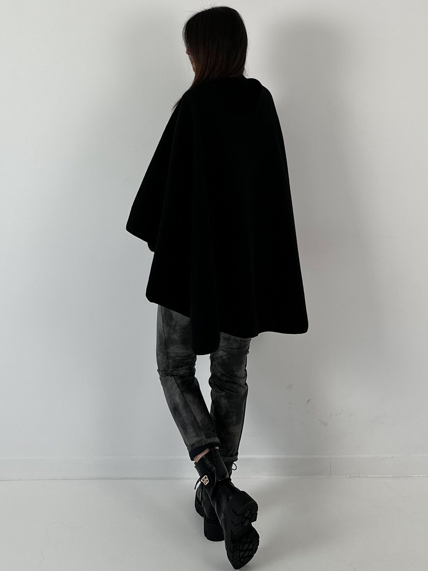 Poncho/Überwurf Modell "The Poncho" - schwarz