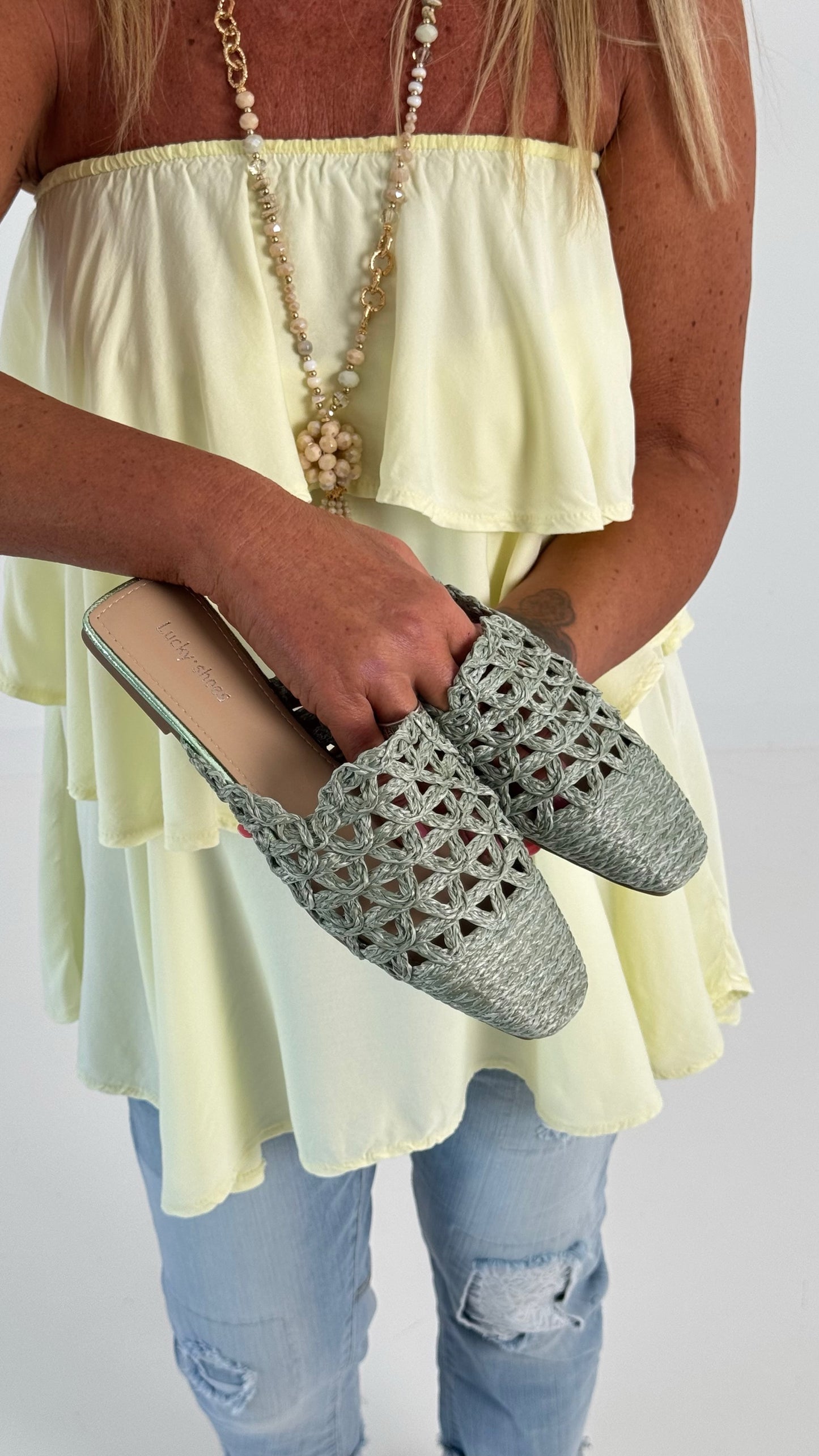 Sandal model "Liv" - khaki