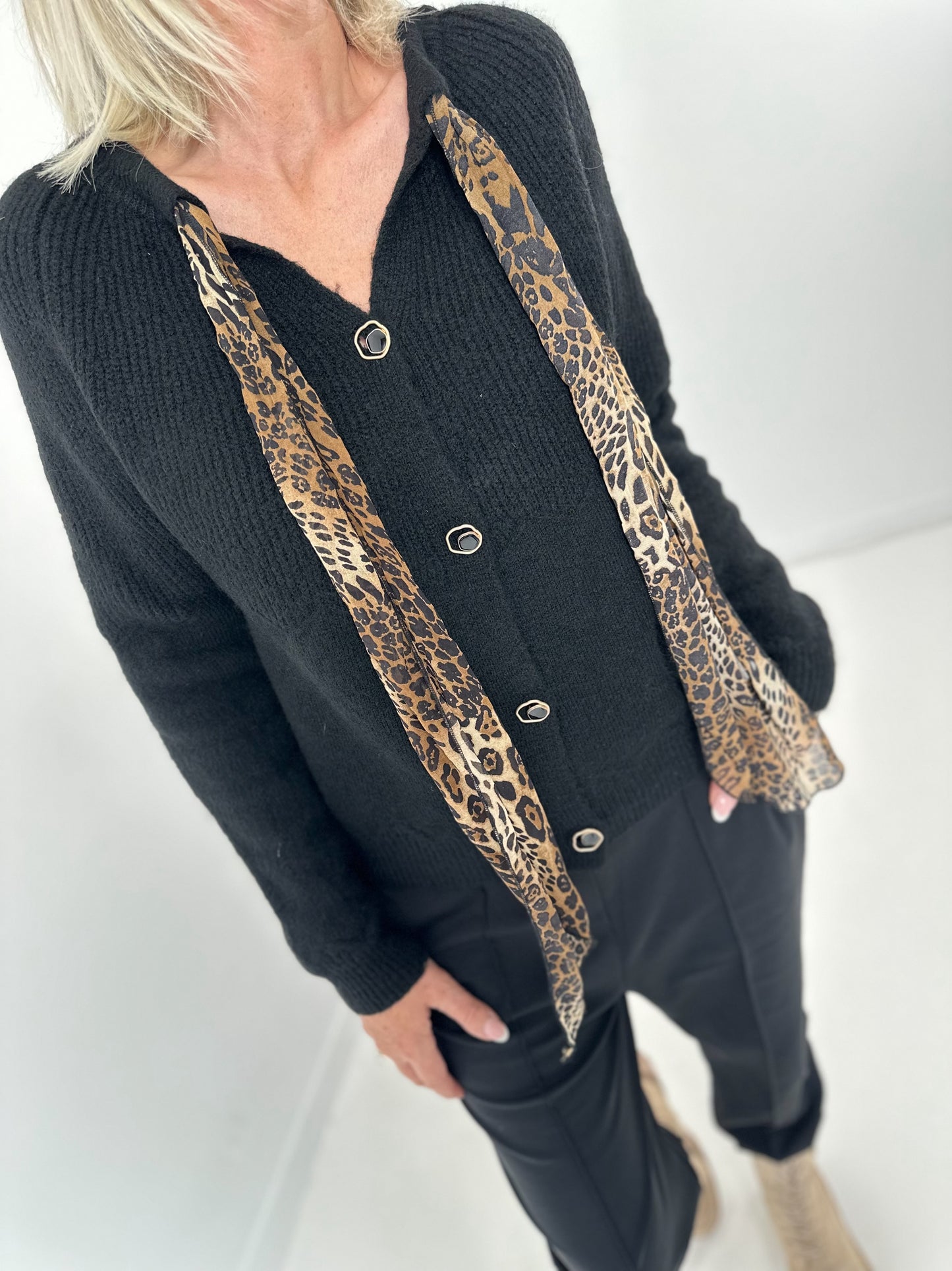Cardigan model "Livia" - black