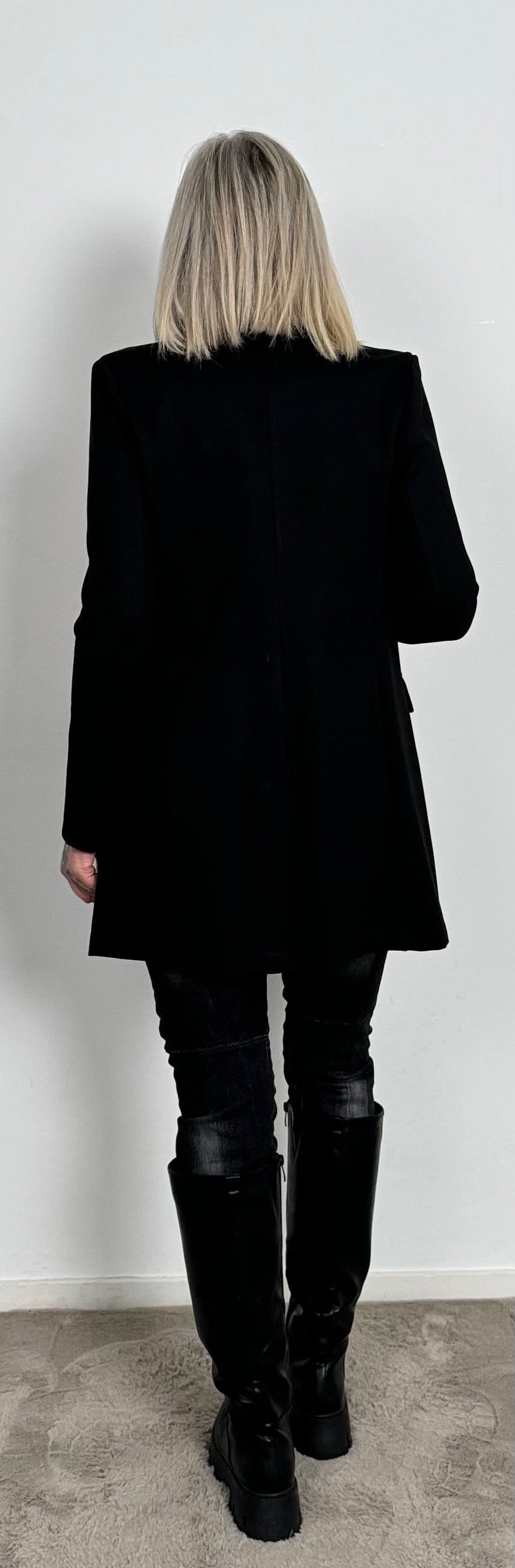 Blazer/geklede jas modelnaam "Black" - zwart