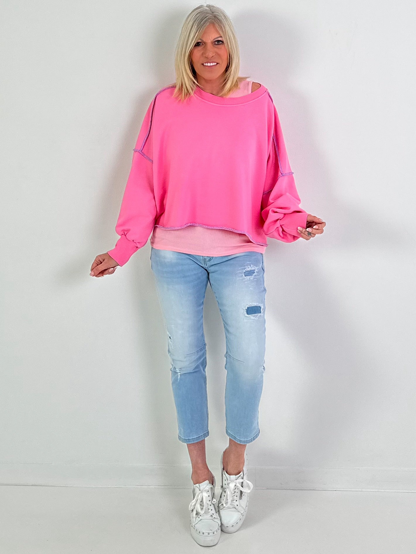 Sweater model "Color Whisper" - pink