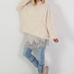 Pullover Modell "Feather Touch" - beige