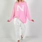Pullover Modell "N-Edition" - rosa ( lieferbar ab ca. 12.12.25)
