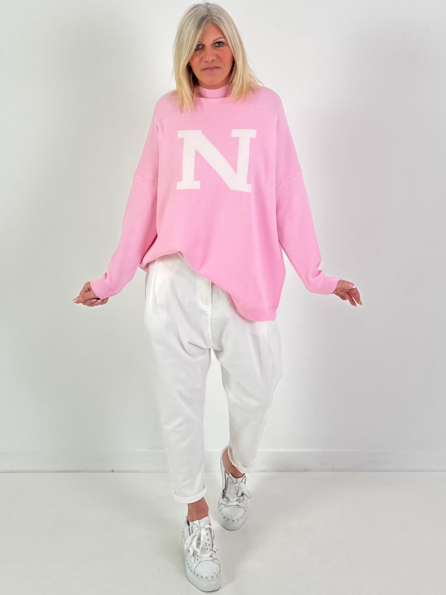 Pullover Modell "N-Edition" - rosa ( lieferbar ab ca. 12.12.25)