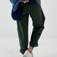 Hose mit besonderem Design - oliv