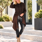Waist Wrap in Wildlederoptik - mokka ( lieferbar ab ca. 29.10.26)