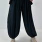 Light Harem Pants - black