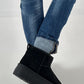 Cosy Low Boot model "Cloudie" - black