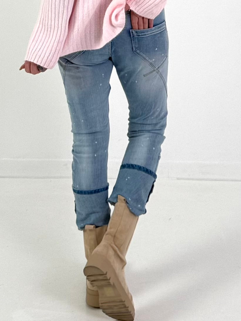 Jeans Hose Modell "Great Power" - denim