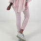 Pants with stars - pink