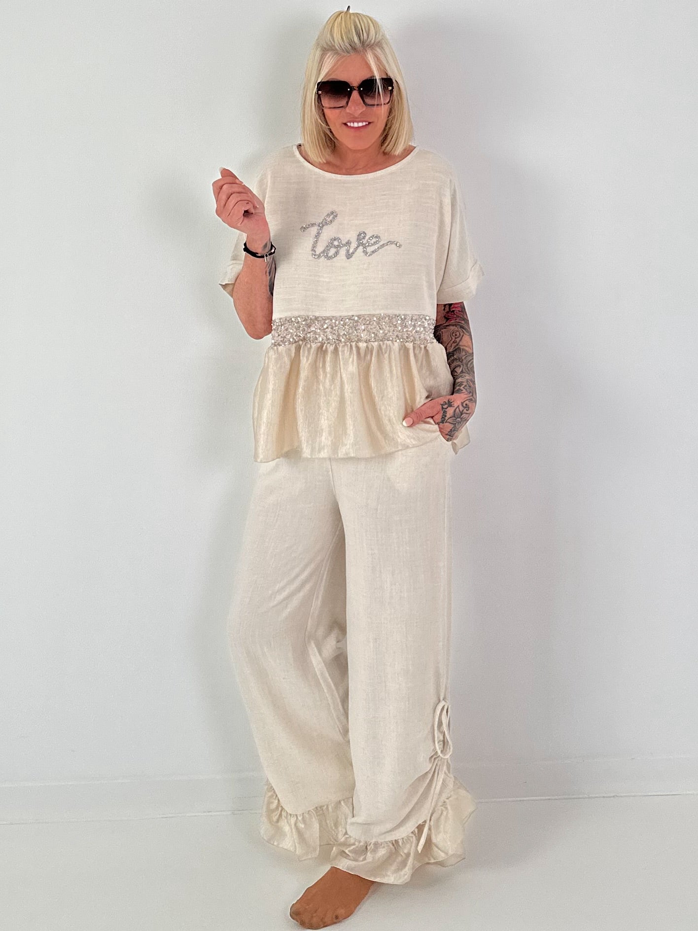 Two-piece Love - beige