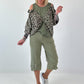 Tunika mit integrierten Top - Leo khaki