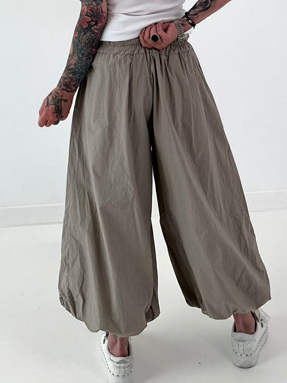 Ballon Hose  -taupe