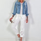 Hooded denim jacket