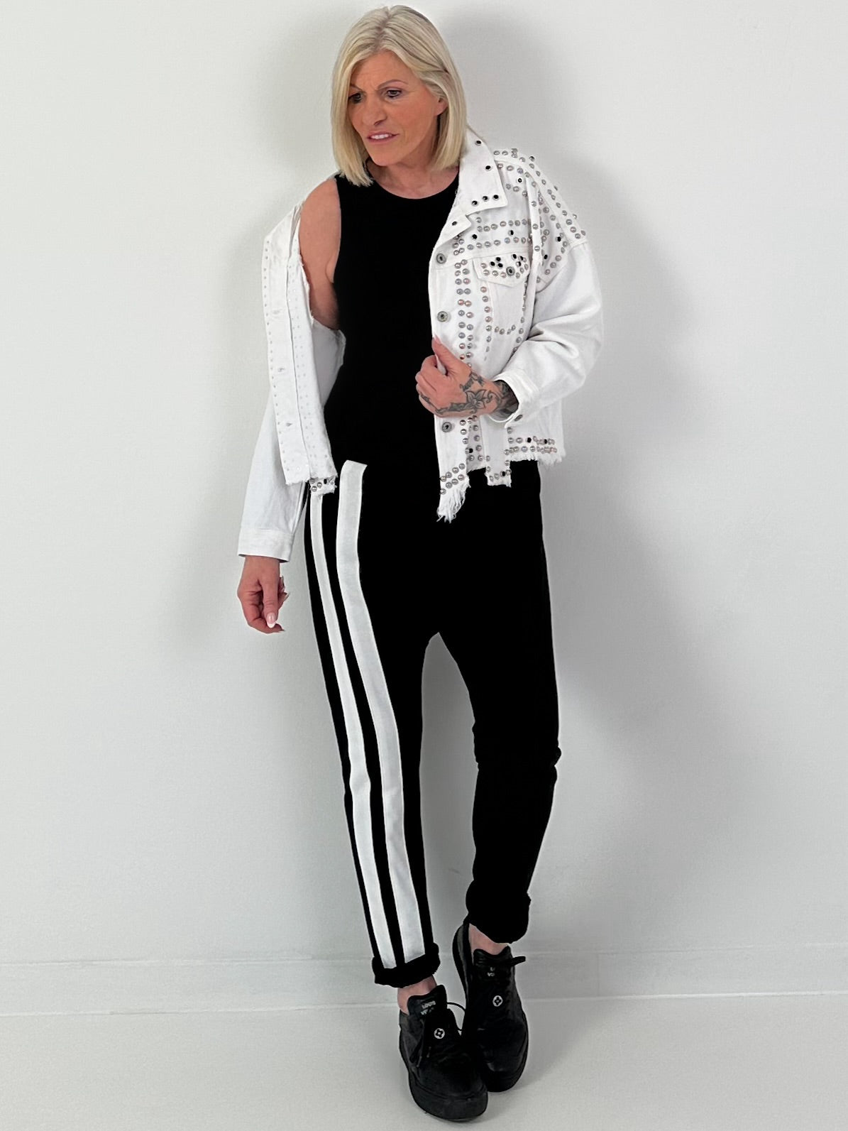 Jeansjacke Melly & Co. - weiss