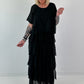 Kleid im Lagenlook - schwarz