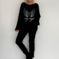 Zachte pullover My Angel - zwart