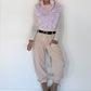 Bodywarmer in zachte imitatiebont-look - lila