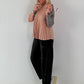 Plissee Top - rose gold