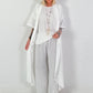 Lightweight Long Coat - White
