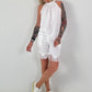 Neckholder Top - weiss