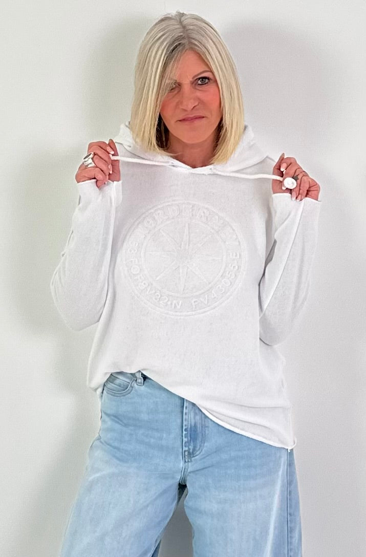 Hoodie Modell "Norderney" - weiss