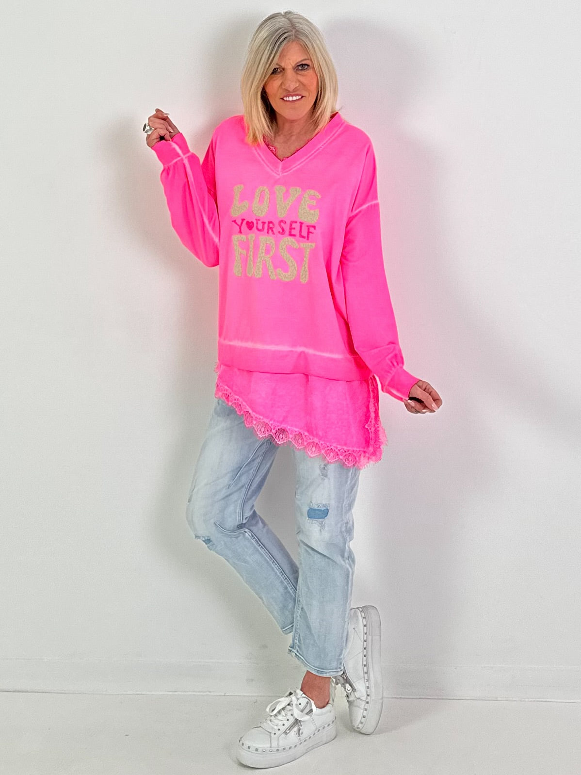 Sweater yourself - neonpink