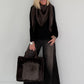 Weicher Basic Pullover - schwarz