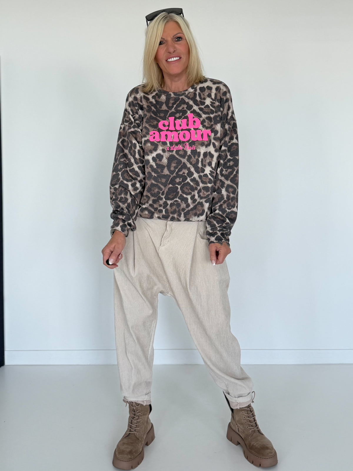 Sweater Club Amour - leo-mehrfarbig