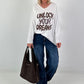 Oversized Shirt Unlock your Dreams - white