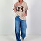 T-Shirt Dachshund - beige